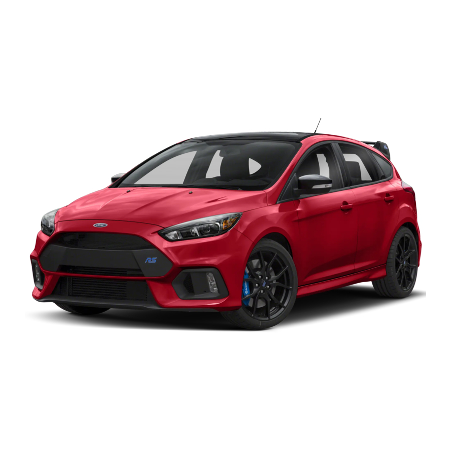 Ford FOCUS RS 2018 Manual