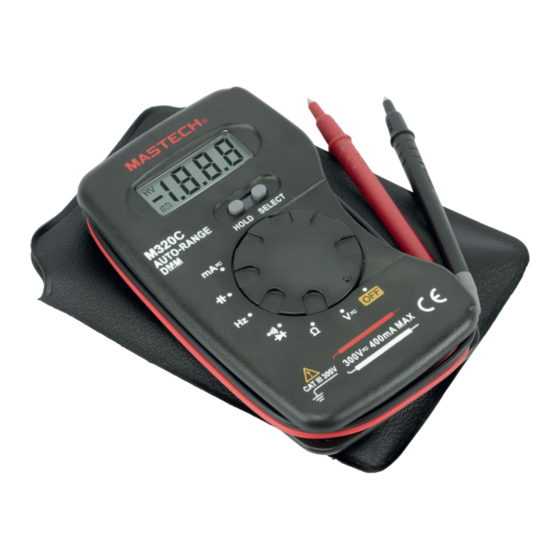 Mastech M320C Operator's Instruction Manual