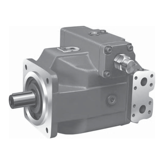 REXROTH A4VSG Instruction Manual