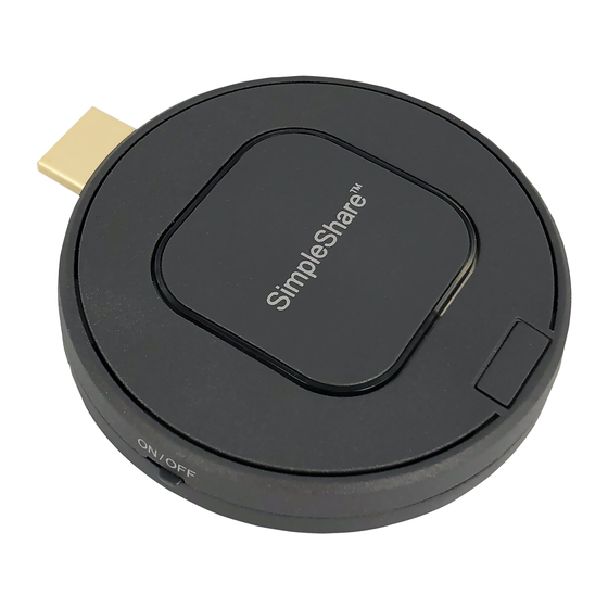 InFocus SimpleShare INA-SIMS1 Manuals