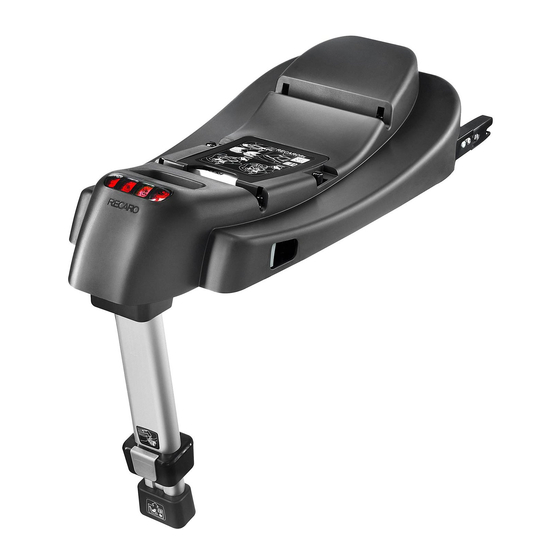RECARO SMARTCLICK Instructions For Installation And Use Manual