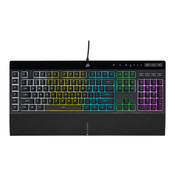 Corsair K55 RGB Manual