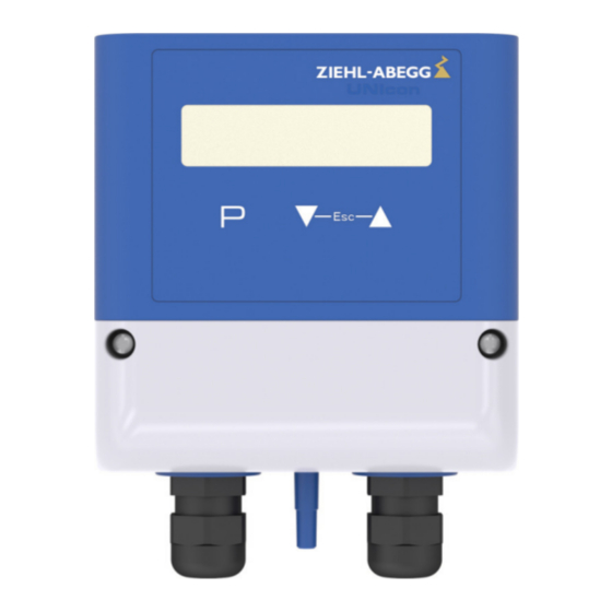 ZIEHL-ABEGG UNIcon CPG AVC Series Operating Instructions Manual