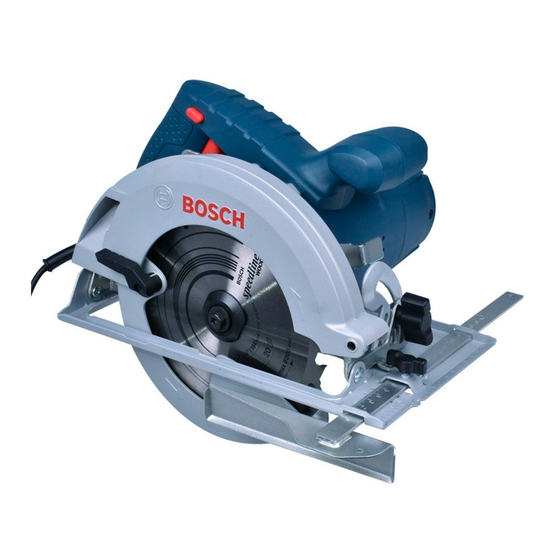 Bosch Professional GKS 20-65 Manuals