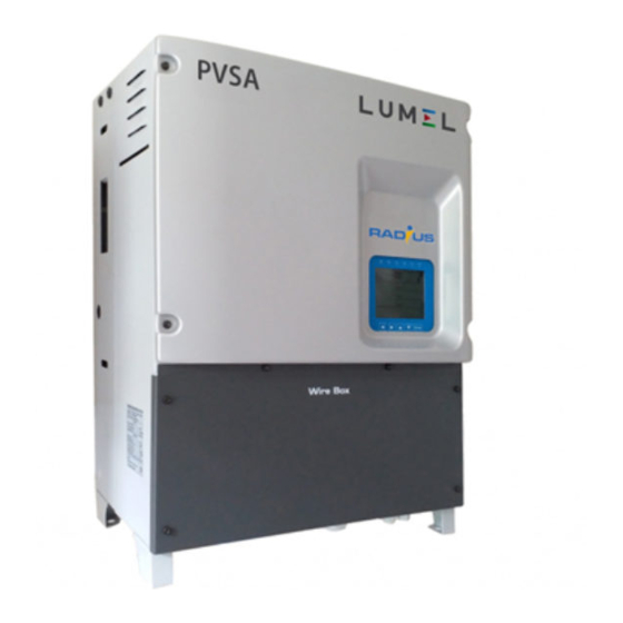 Lumel PVSA User Manual