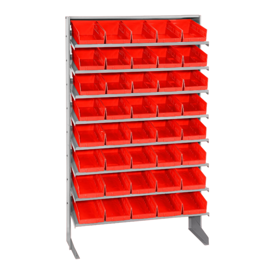 U-Line GRAVITY BIN ORGANIZER Quick Start Manual