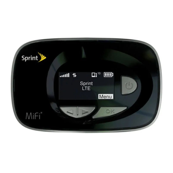 Novatel Sprint MiFi 500 LTE Manuals