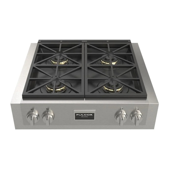 Fulgor Milano Sofia F6GRT304S1 Installation Instructions Manual