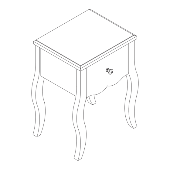 User Manuals: Next SOPHIE 832051 Bedside Cabinet