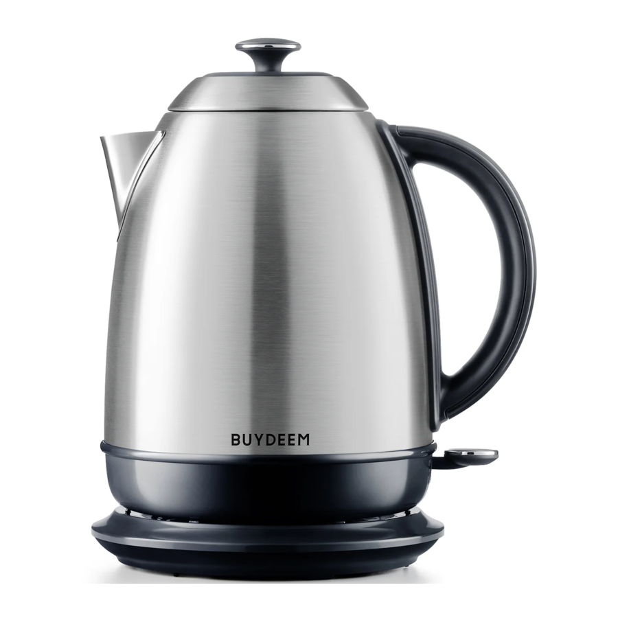 Buydeem K640 - 1.7L Classic Electric Tea Kettle Manual