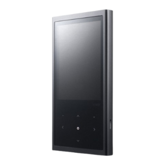 IRiver E200 Manual