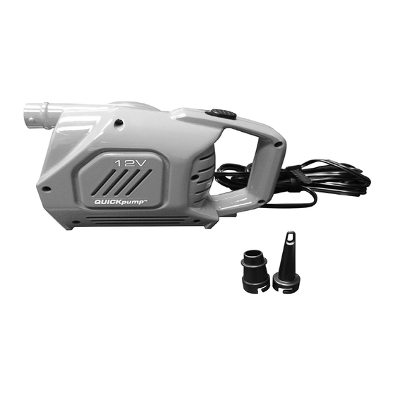Coleman QUICKPUMP 2000019880 Instructions For Use Manual
