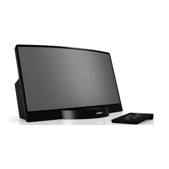 Bose SoundDock Quick Setup Manual