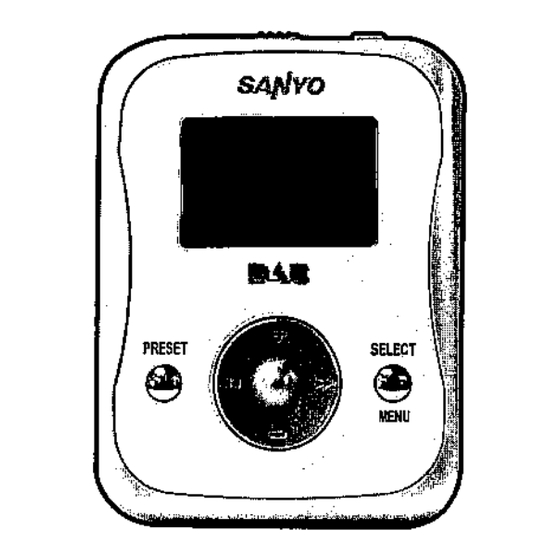Sanyo RP-DAB100 Instruction Manual