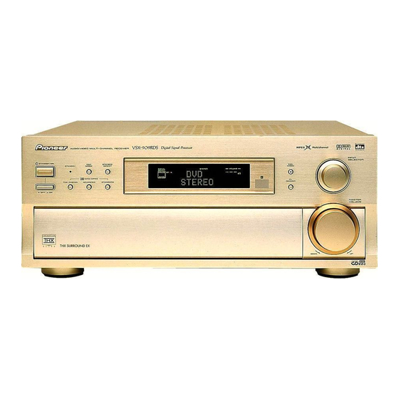 Pioneer VSX-909RDS Service Manual