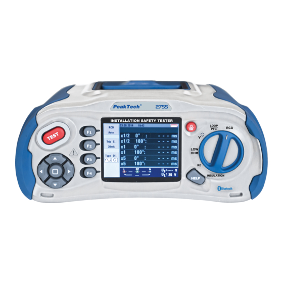 PeakTech 2755 Operation Manual