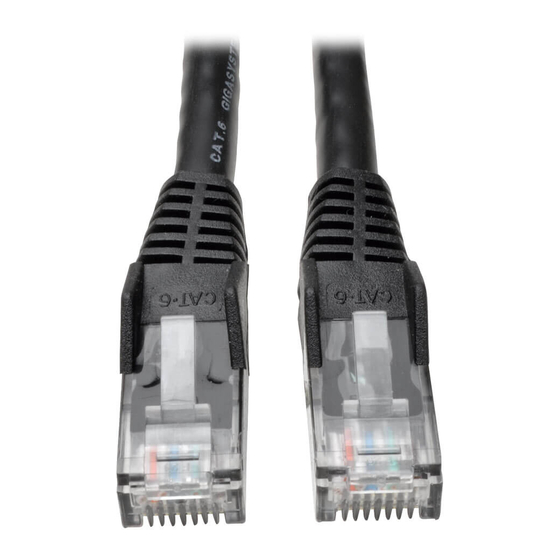 Tripp Lite N201-010-BK Specification Sheet
