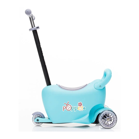 User Manuals: zopa POPPET 3-in-1 Scooter