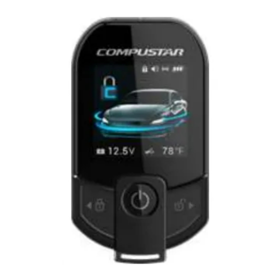 CompuSTAR 2WT13R-SF Quick Start Card