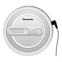 Panasonic SLSV570 - PORTABLE CD PLAYER Operating Instructions Manual