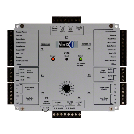 HID VertX EVO Series Quick Start Manual
