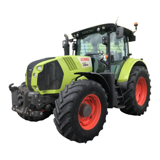 Claas ARION 650 CMATIC Repair Manual