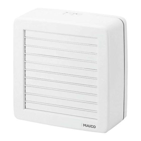 Maico EVN 22 Installation And Operating Instructions Manual