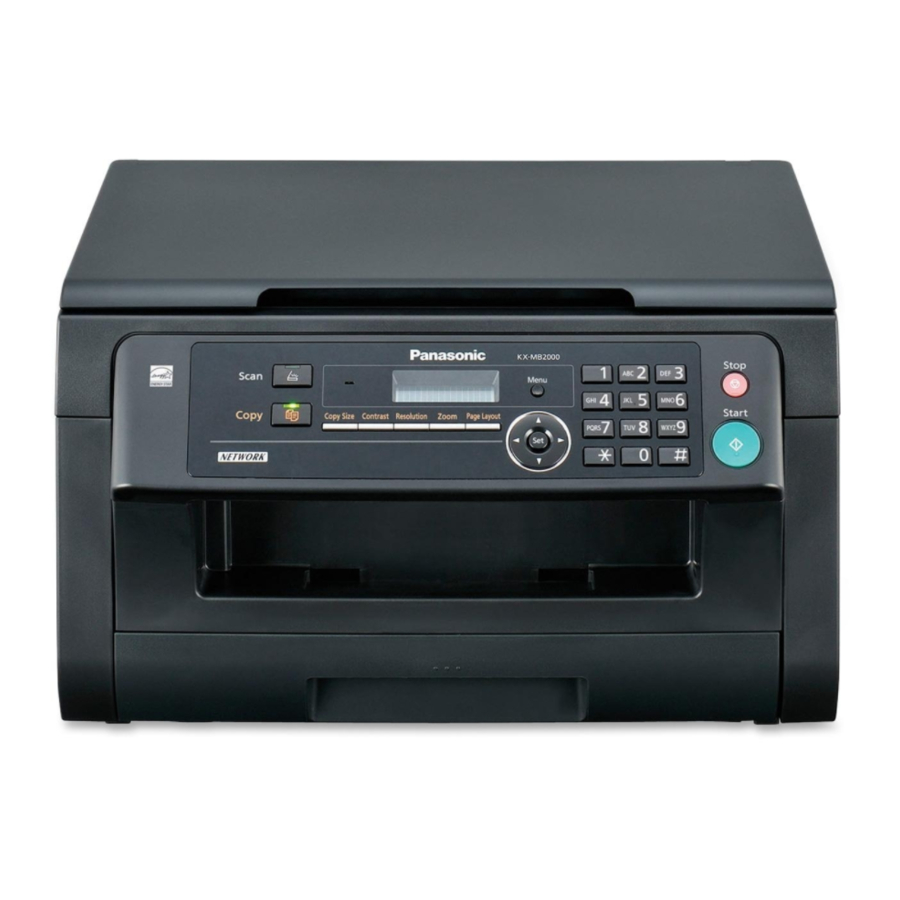 Panasonic KX-MB2025CX Operating Instructions Manual