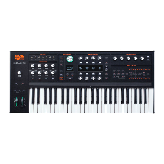 Ashun Sound Machines HYDRASYNTH Owner's Manual