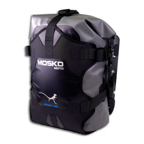 MOSKO MOTO Scout 25L Pannier Kit V2.0 Installation Instructions Manual