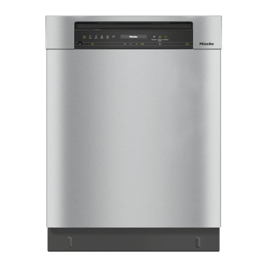 Miele G 7319 Operating Instructions Manual