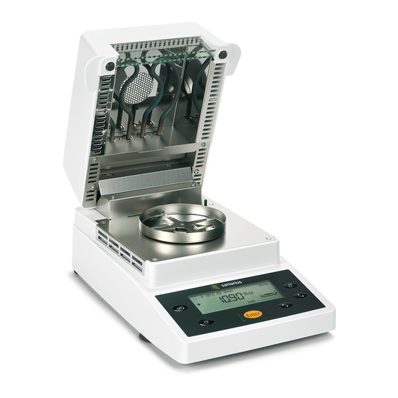 Sartorius MA35M-230N Operating Instructions Manual