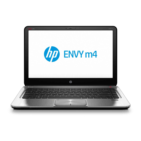 HP ENVY m4 Notebook PC Manuals