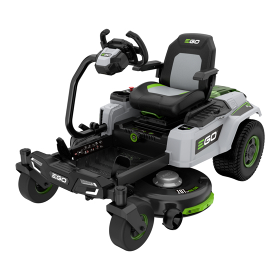 EGO POWER Z6ZTR Operator's Manual
