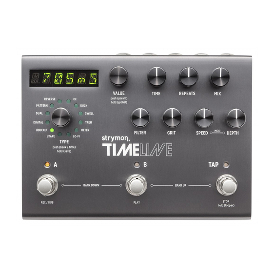 Strymon TIMELINE User Manual