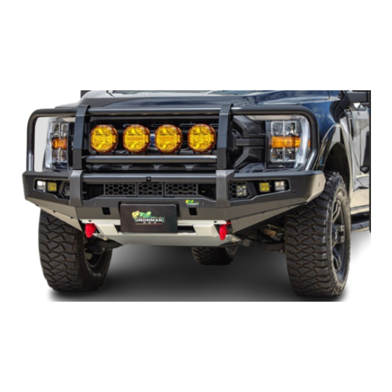 Ironman4x4 BBP109C Installation Instructions Manual