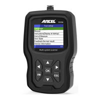 ANCEL FD700 User Manual