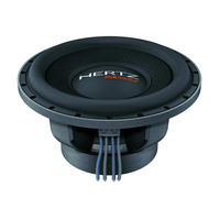 Hertz SPL Monster M 12 Unlimited Advanced Manual