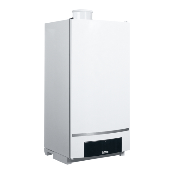 Buderus Logamax plus GB162-80 kW Instructions Manual