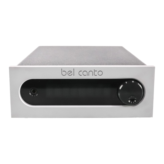 Bel Canto e.One series C7R User Manual