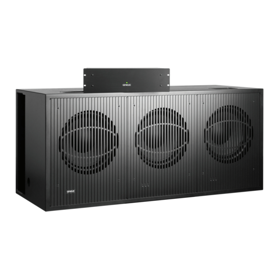 Genelec 7382A Operating Manual