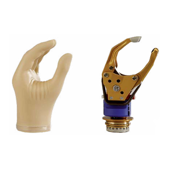 Otto Bock SensorHand Series Instructions For Use Manual