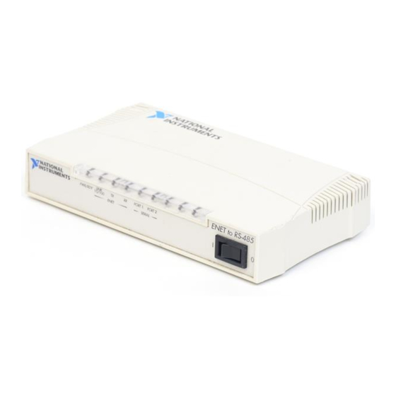 National Instruments ENET-232 Series User Manual