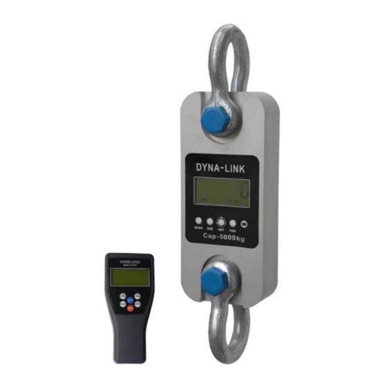 User Manuals: Dynalink W3-01 Wireless Dynamometer