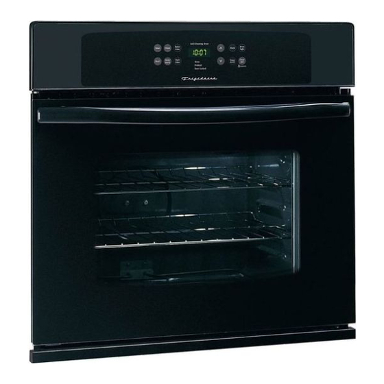 Frigidaire FEB27S5DB - 27 Inch Single Electric Wall Oven Manuals