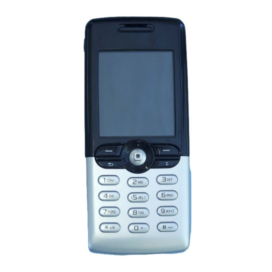 Sony Ericsson T610i Manual