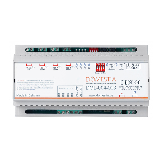 Domestia DML-004-003 User Manual