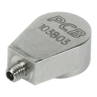 PCB Piezotronics 103B03 Installation And Operating Manual