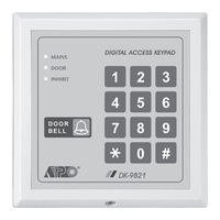 APO DK-9821 MK-II Programming & Installation Manual