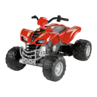 Fisher-Price POWER WHEELS KAWASAKI KFX MONSTER TRACTION P9723 Owner's Manual And Assembly Instructions